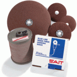 fiber discs coated