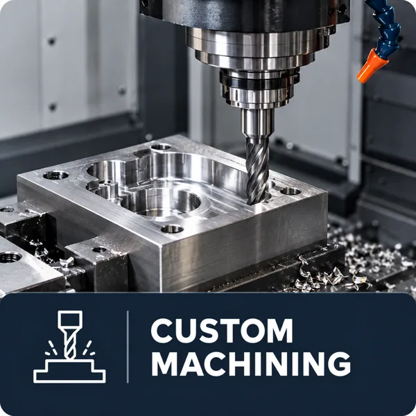 Custom machining in our in-house machine shop