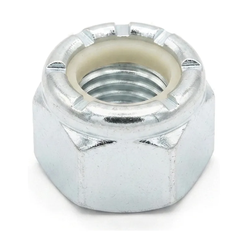 Zinc-plated nylon insert lock nut