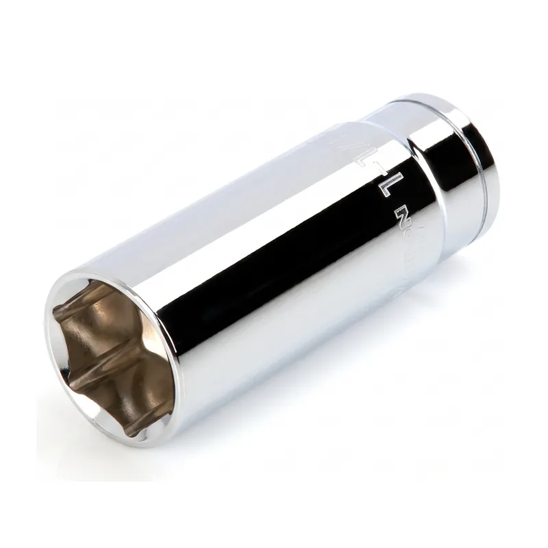 Chrome 1/2-inch drive deep 6-point socket